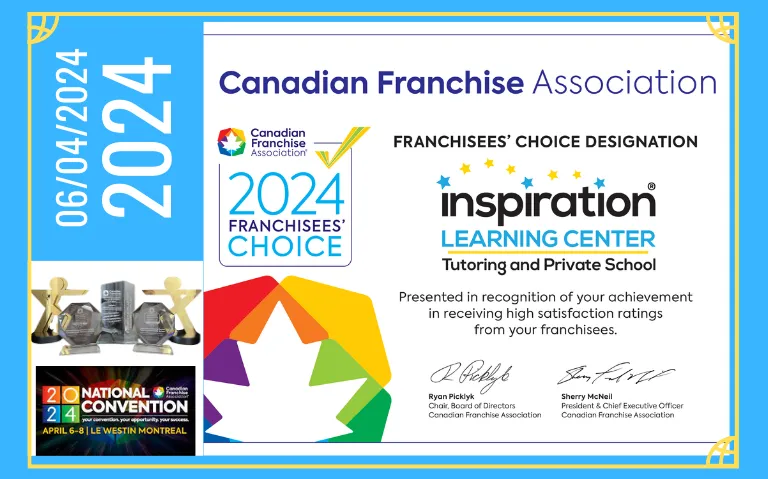Inspiration Wins The Franchisor’s Choice!